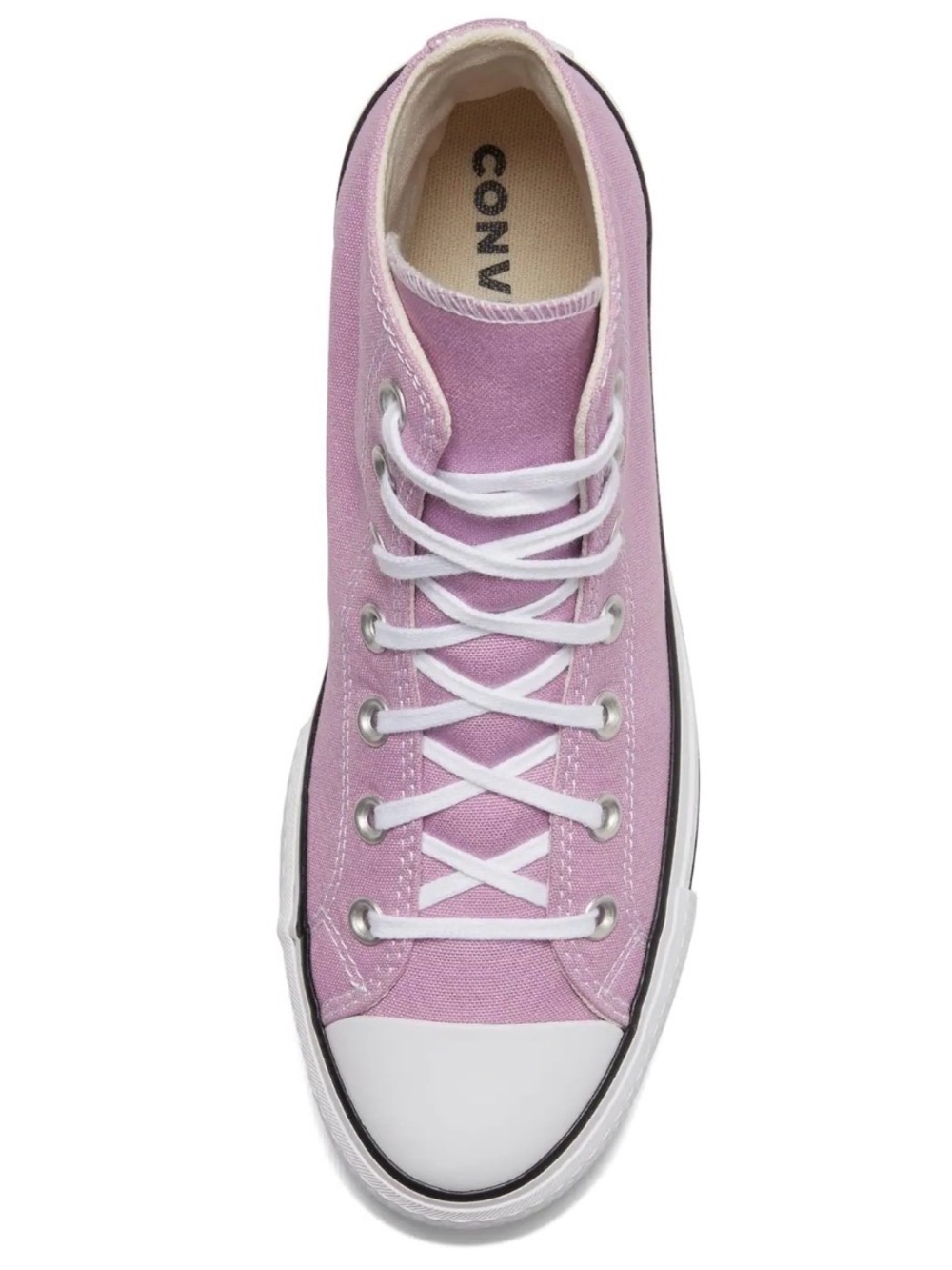 Converse Chuck Taylor All Star High-Top Platform Sneaker in Amethyst Size-9 - Picture 5 of 8